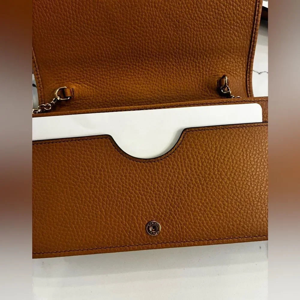 Gucci Soho Leather Wallet On Chain NWOT - Picture 5 of 10